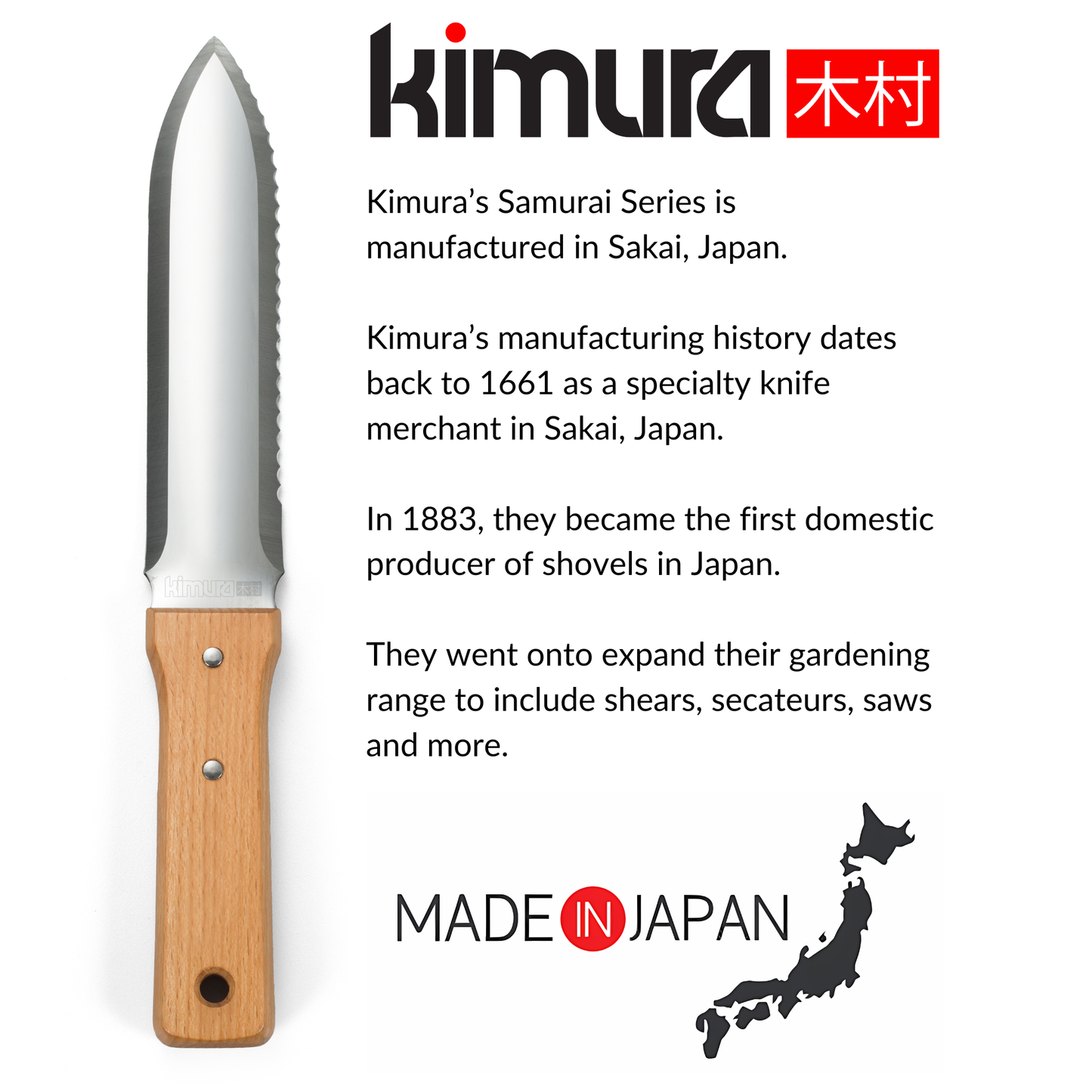 Samurai Hori Hori Knife