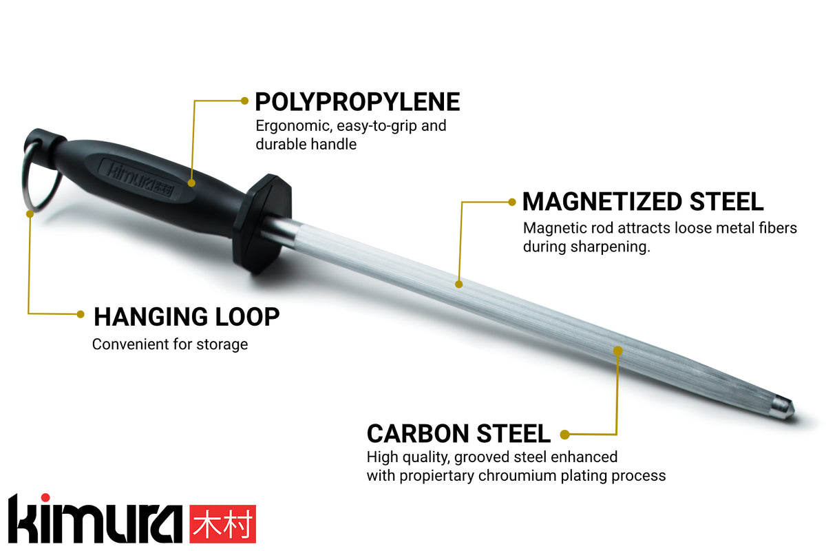 10" Carbon Steel Honing Rod