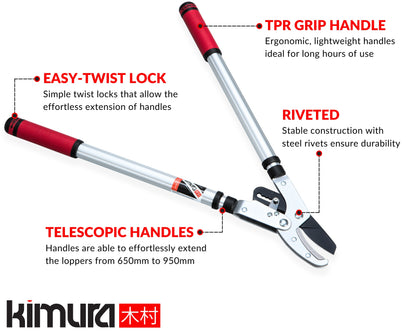 Pro Telescopic Ratchet Loppers