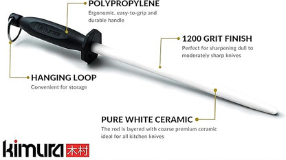 10" Ceramic Honing Rod